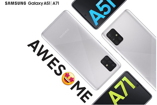 Trình làng Galaxy A51 và A71 màu Bạc Haze Crush Silver, bổ sung tính năng camera cao cấp như Galaxy S20