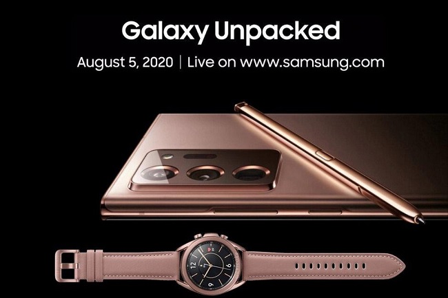 Sự kiện Galaxy Unpacked 2020 sẽ diễn ra vào ngày 5/8
