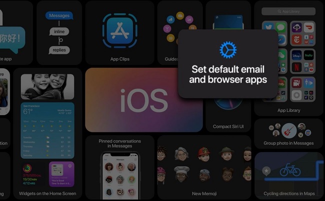 Apple ra mắt tính năng thay đổi ứng dụng mặc định trên iOS 14