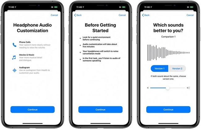 Tính năng bảo vệ sức khỏe thính giác