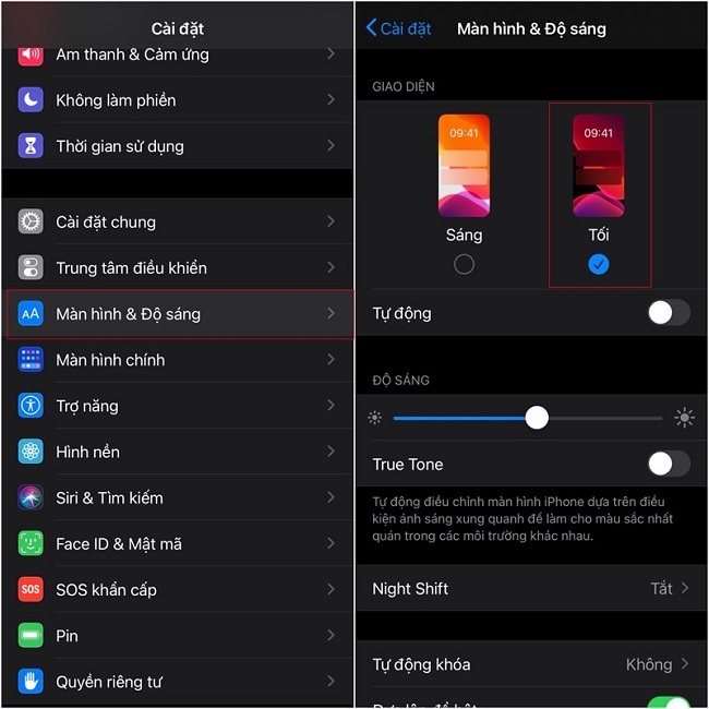 Để hình nền, chủ đề màn hình tối giúp tăng thời gian sử dụng điện thoại khá nhiều