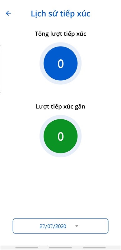 Bluezone sẽ ghi nhận lại quá trình tiếp xúc của người dùng Bluezone