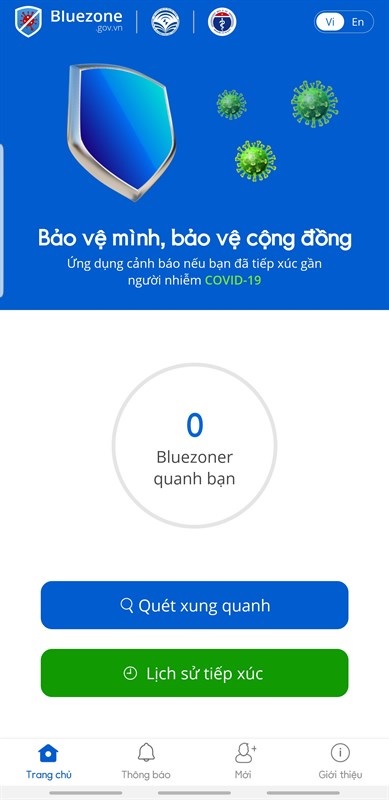 Giao diện đơn giản với 2 thao tác