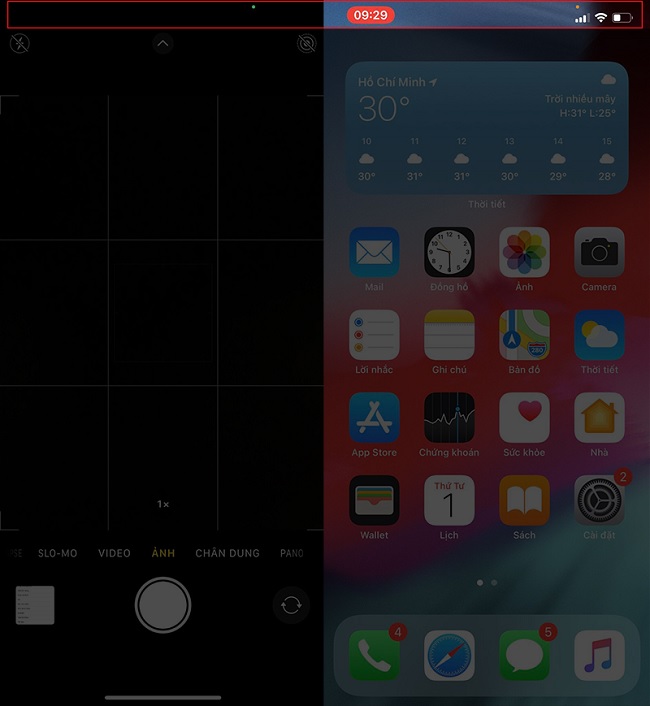 Tính năng “chấm nhỏ góc màn hình” giúp nâng cao hơn nữa khả năng bảo mật của iPhone