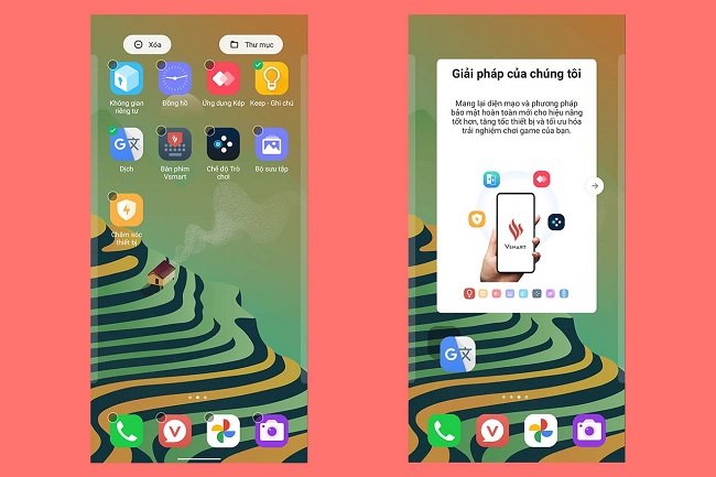 Giao diện thân thiện