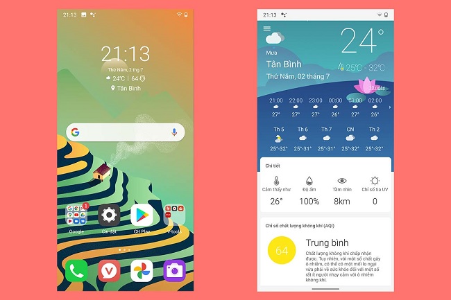 Thêm thông báo chất lượng không khí