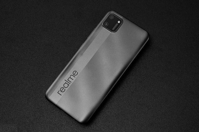 Trên tay Realme C11 phiên bản màu Xám hạt tiêu