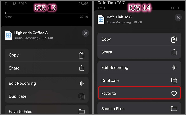 Truy cập nhanh hơn với mục bản ghi yêu thích trên iOS 14