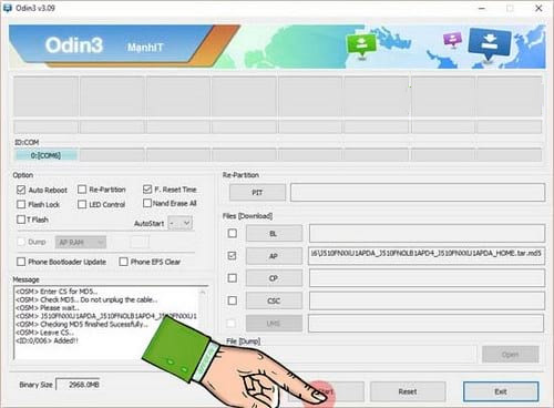 Cách up rom điện thoại Samsung (1)