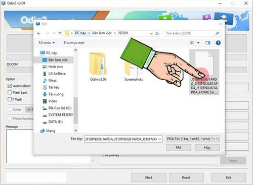 Cách up rom điện thoại Samsung
