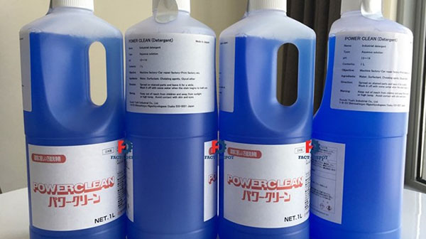 Dùng các chất tẩy rửa khác