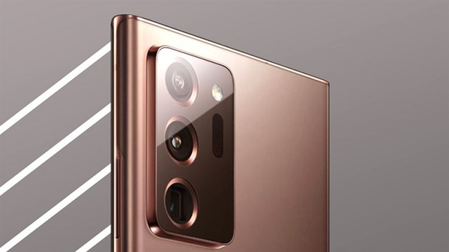 Cận cảnh cụm camera sau của Galaxy Note 20 Ultra