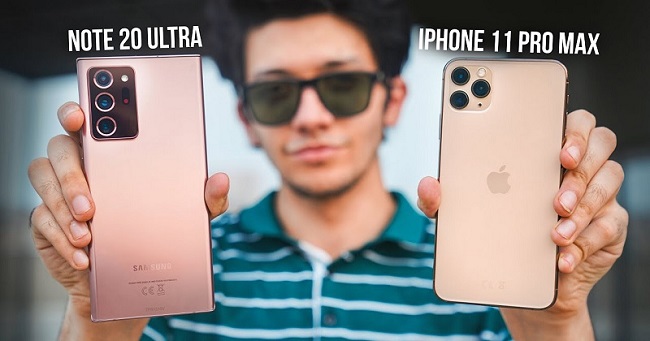 So sánh Galaxy Note 20 Ultra với iPhone 11 Pro Max