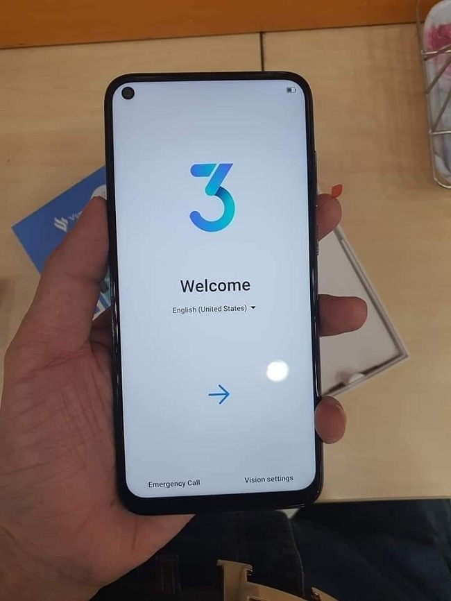 Ảnh thực tế mặt trước của Vsmart Live 4