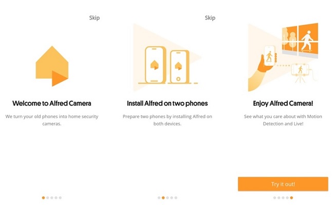 Nhấn vào Try it out ở hàng dưới cùng của màn hình