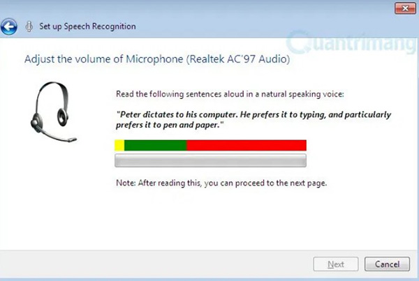 Đọc to và rõ ràng đoạn văn tiếng Anh in đậm để kiểm tra
