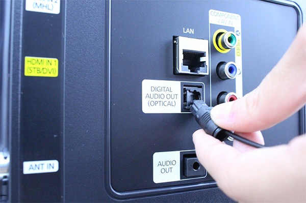 Cổng xuất âm thanh Optical được trang bị trên nhiều dòng tivi hiện nay