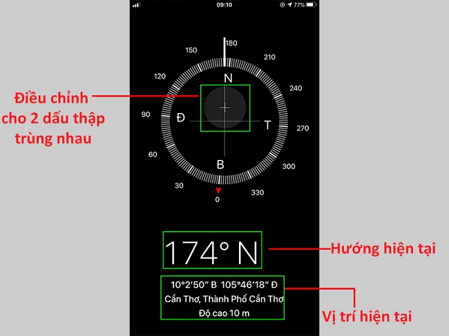 Thông tin vị trí bạn đang đứng