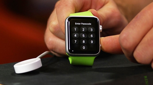 Sử dụng bản backup để cài lại mật mã đã quên trên Apple Watch