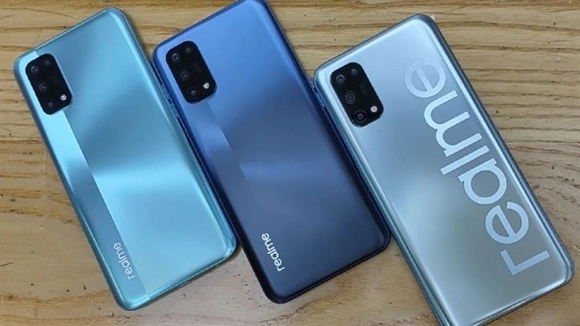 Smartphone dòng Realme 7 (Ảnh minh họa)