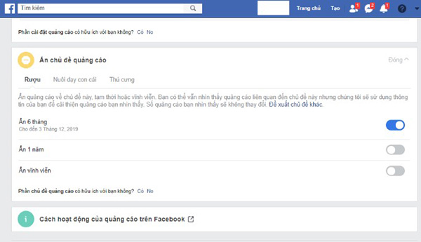 Cách ẩn quảng cáo trên Facebook