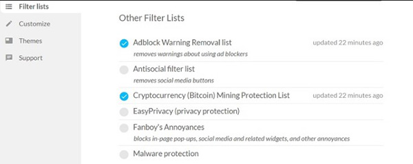 Chặn quảng cáo sử dụng Sử dụng tiện ích mở rộng AdBlock trên máy tính