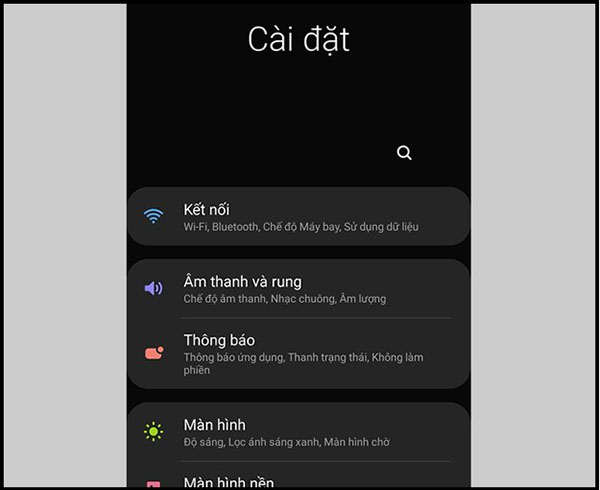 Sử dụng tổ hợp phím nguồn và phím giảm âm lượng để chụp