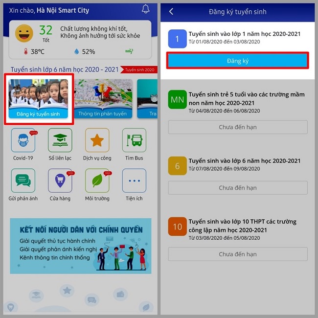 Vào ứng dụng và thao như trong hình