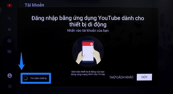 Cách đăng nhập Youtube trên Tivi Sony (3)