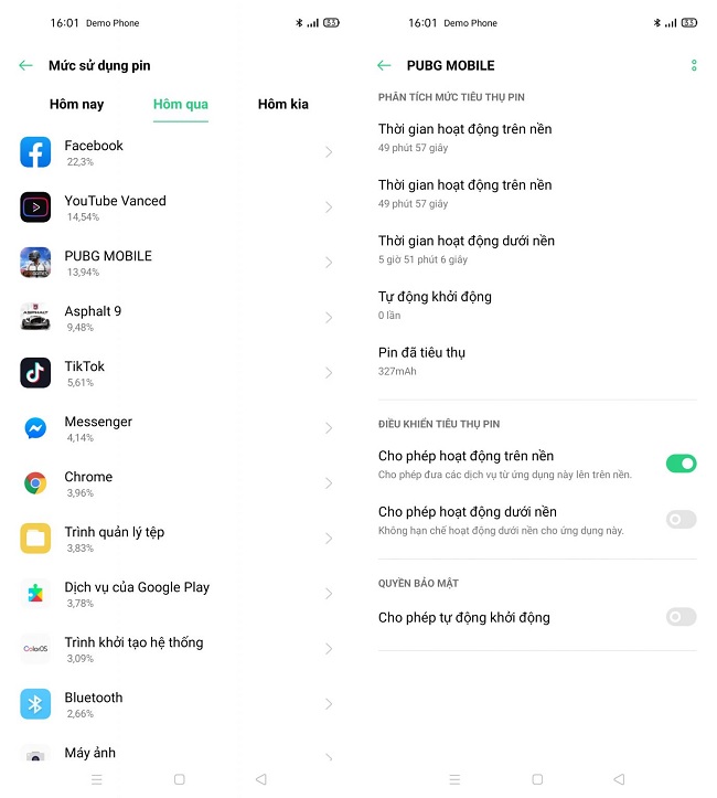 Chơi game liên tục trong 3 tiếng, máy tiêu tốn khoảng 39% pin