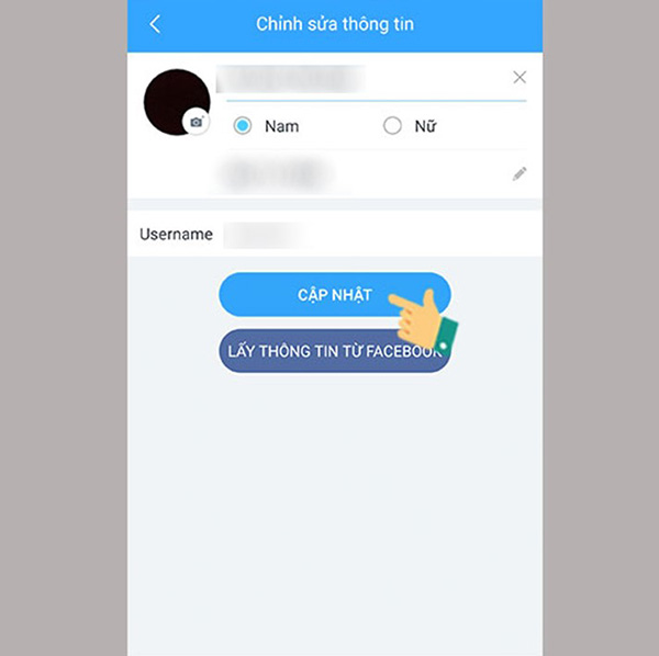 Đổi tên Zalo trên điện thoại Android, iPhone (3)