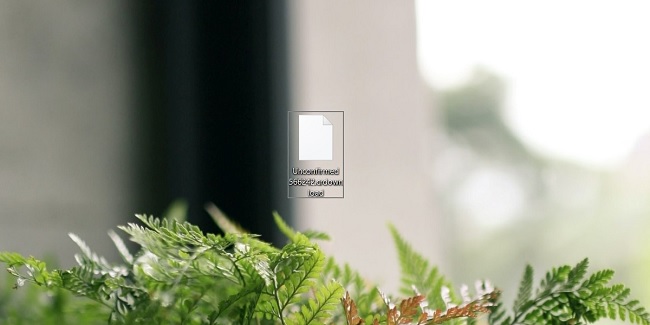 Một File crdownload xuất hiện trên màn hình máy tính