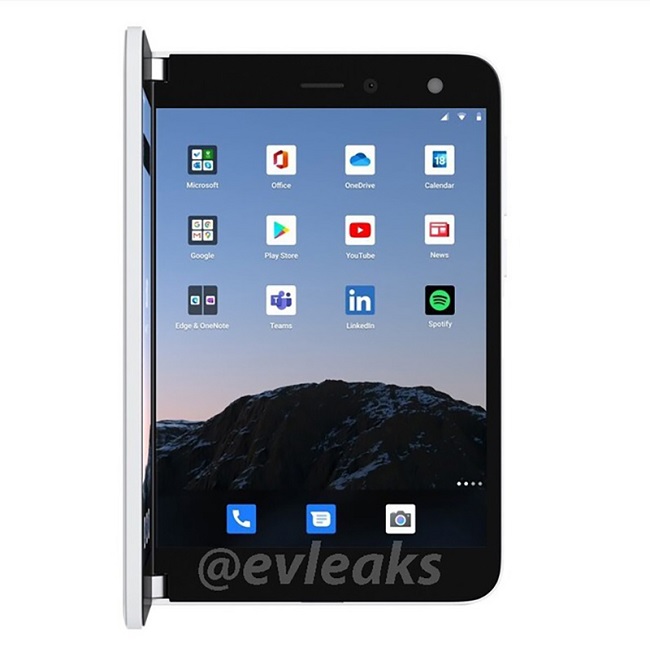 Có nhiều ứng dụng của Google và Microsoft trên màn hình