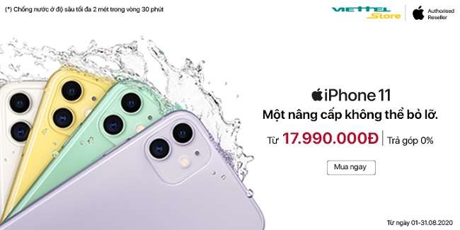iPhone 11 có giá chỉ từ 17.990.000 đồng – một nâng cấp không thể bỏ lỡ