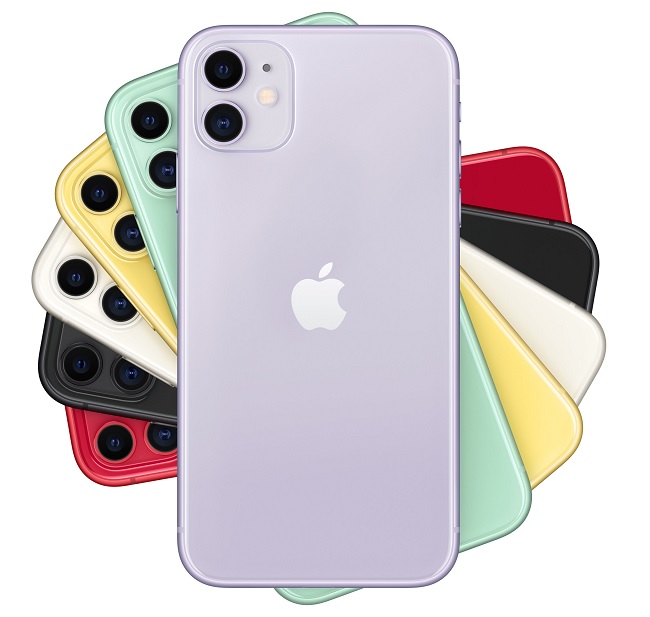 iPhone 11 có nhiều tùy chọn màu sắc trẻ trung, mới lạ