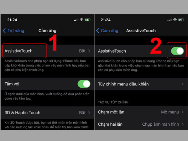 khóa màn hình iphone
