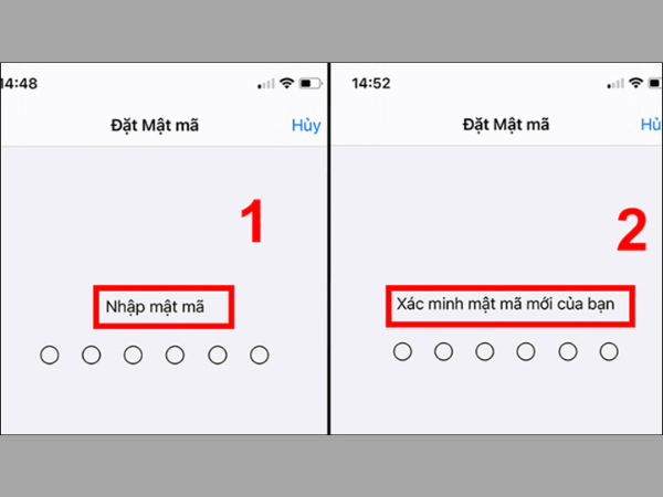 khóa màn hình iphone