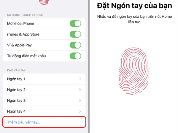 khóa màn hình iphone