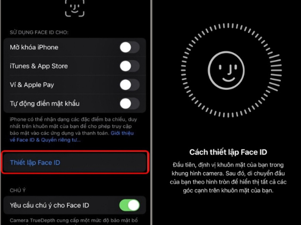 khóa màn hình iphone
