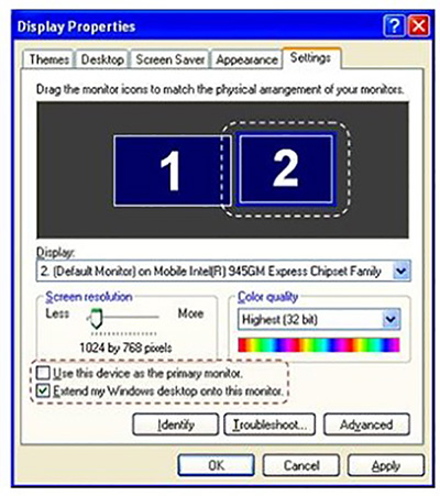 Chọn các thông số như trong hình ảnh minh họa
