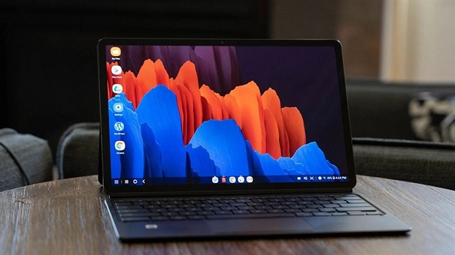 Galaxy Tab S7+ được trang bị màn hình 120Hz