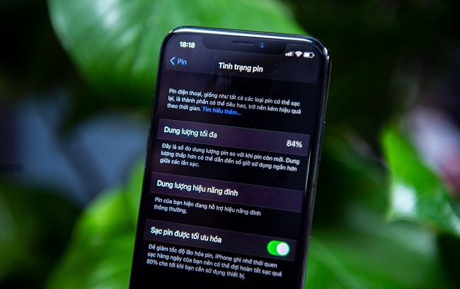 Kiểm tra trình trạng pin của máy