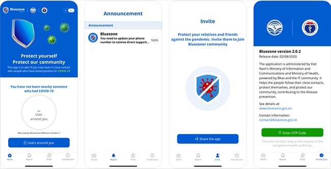 Tiến hành tải và cài đặt ứng dụng Bluezone