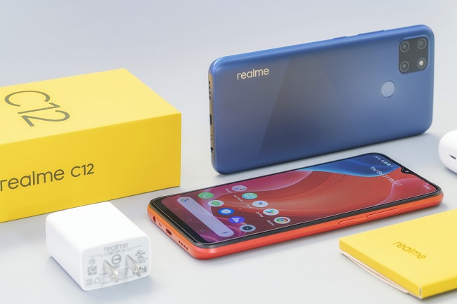 Realme C12 còn được trang bị viên pin khủng 6.000mAh