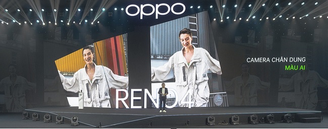 Chế độ chân dung màu AI (AI Color Portrait) tạo khác biệt cho bộ đôi Reno4 series