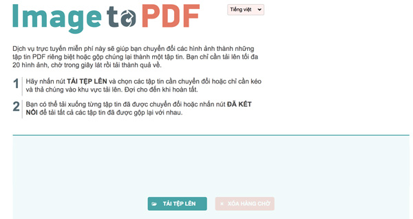 Sử dụng ImagetoPDF