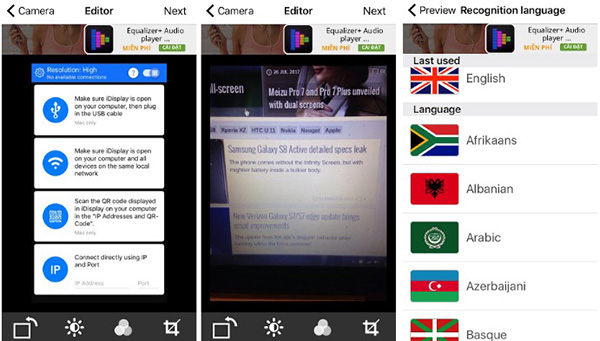 Lựa chọn ngôn ngữ gốc trong đoạn văn bản cần dịch