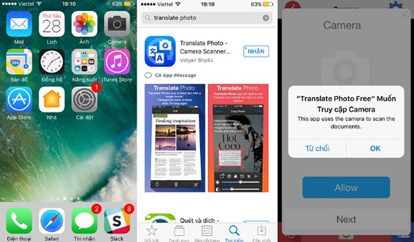Phần mềm Translate Photo được phát triển bởi Apple