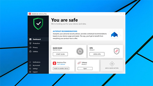 Bitdefender Antivirus được phát triển bởi công ty phần mềm diệt virus Bitdefender