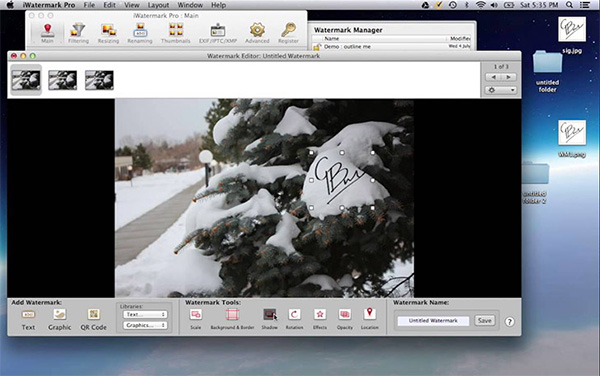 Công cụ iWatermark hỗ trợ đóng dấu ảnh trên máy tính